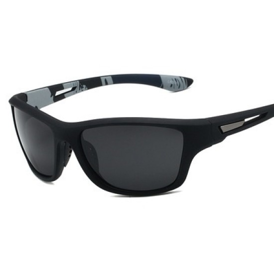 2022 Oversized Black Rectangle Sunglasses